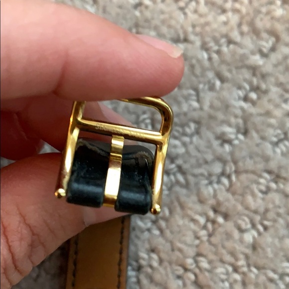 Hermès bracelet pre loved black and gold - Picture 4 of 7